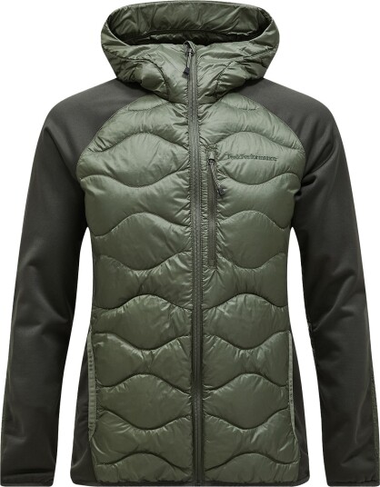 Peak Performance Helium Down Hybrid Hood Herre Olive Extreme XL