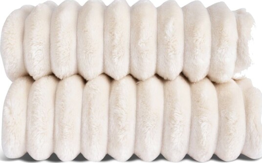 Sagaform Esther fleecepledd Beige