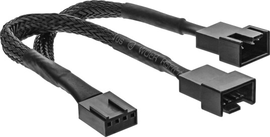 INLINE PWM fan power y-cable 4pin. 1M/2F 0.15m INLINE PWM fan power y-cable 4pin. 1M/2F 0.15m