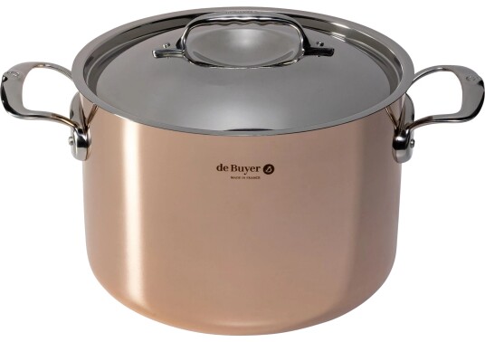 De Buyer Prima Matera kasserolle 24 cm kobber/st??l