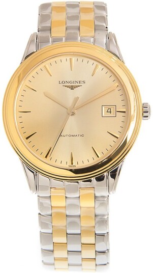 Longines Herreklokke L4.974.3.32.7 Flagship Gull/Gulltonet stål