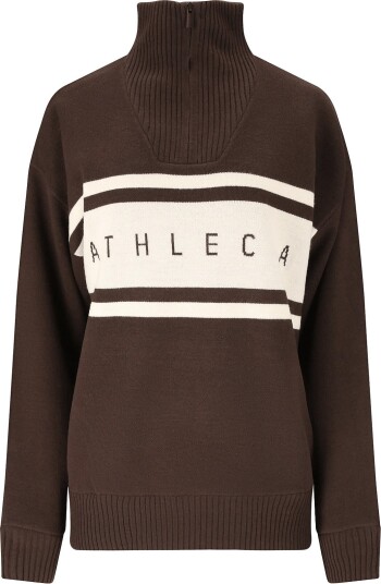 Athlecia Yiruma W Knitted Half Zip   CHOCOLATE TORTE   36