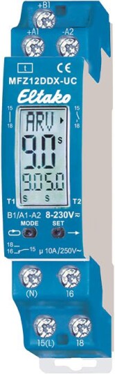 Eltako MFZ12DDX UC Tidsrelé digitalt 1 vxl 10 A 250V AC Belysning