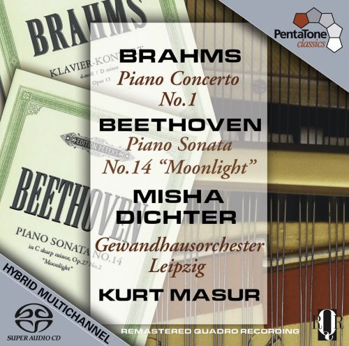 Misha Dichter, Gewandhausorchester Leipzig Piano Concerto No. 1 / Piano Sonata No.14 "Moonlight" CD