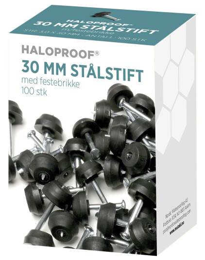 STÅLSTIFT 30MM M/FESTEBRIKKE MATAKI