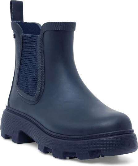 Tommy Hilfiger Rubber Flag Cleated Rainboot Navy 37 Tommy Hilfiger Rubber Flag Cleated Rainboot Navy 37