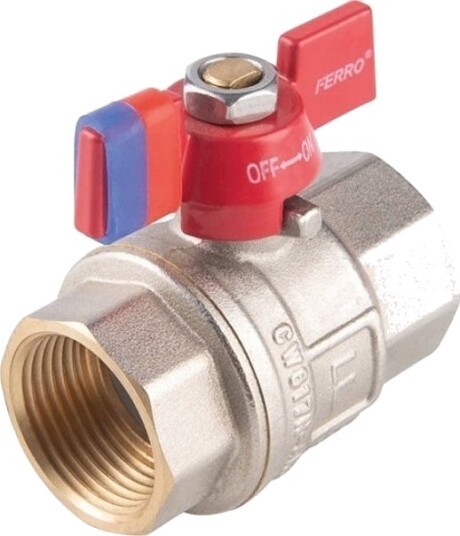 Ferro Kfpm2 Kuleventil Vann 3/4"" Sommerfugl F Power// Zkw 20 Ww M Fer Power
