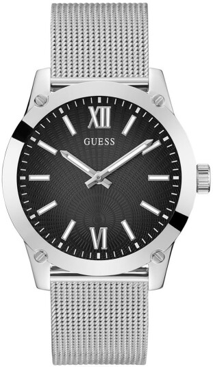 Guess Herreklokke GW0629G1 Crescent Sort/Stål Ø44 mm Guess Herreklokke GW0629G1 Crescent Sort/Stål Ø44 mm