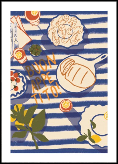 Buon Appetito Summer Meal Plakat / 70x100