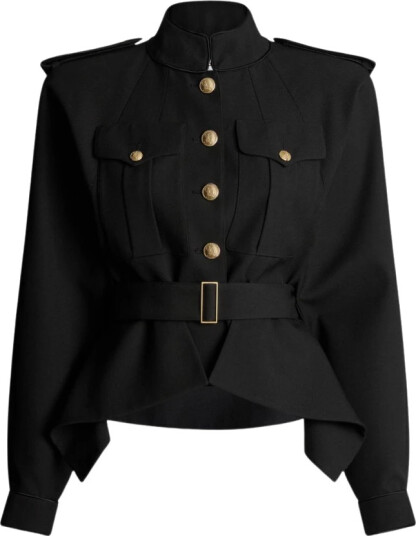 Balmain, Dame, Jakker, Svart, S, Balmain, Dame, Jakker, Svart, S,