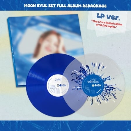 Moon Byul Starlit Of Twinkle Colored Vinyl incl. Posters Lyric Book + Photocard Set LP/Vinyl