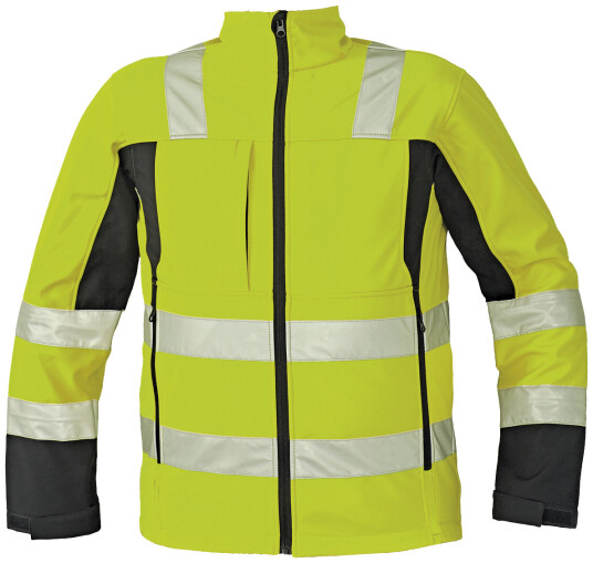 Cerva Malton Softshell Jakke Hi-Viz Gul Str. L