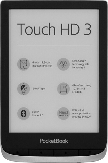 PocketBook Touch HD 3 e-bokleser 6" 16GB Metallic Gray