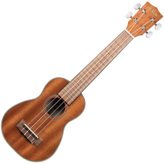 Kala Ka-Slng. Mahogany Soprano Long Neck Gloss Ukulele Med Bag
