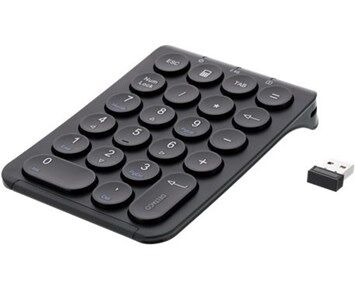 Deltaco TB-125 Trådløst Numpad med Scissor Switch - Svart Deltaco TB-125 Trådløst Numpad med Scissor Switch - Svart