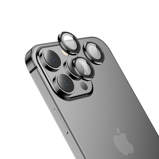 HOFI iPhone 13 Pro / 13 Pro Max HOFI Camring Pro+ Kameralinsebeskyttelse - Svart Kant