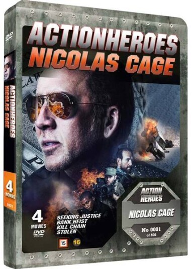 Nicolas Cage 4 Movie Steelbook Collection DVD Nicolas Cage 4 Movie Steelbook Collection DVD