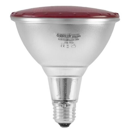 Omnilux Par 38 230v Smd 15w E 27 Led Rød Omnilux Par 38 230v Smd 15w E 27 Led Rød
