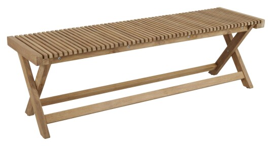 Brafab Julita benk, Teak, B:140 Brafab Julita benk, Teak, B:140