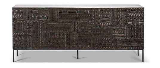 Ethnicraft Ancestors Tabwa sidebord Teak 4 d?rer