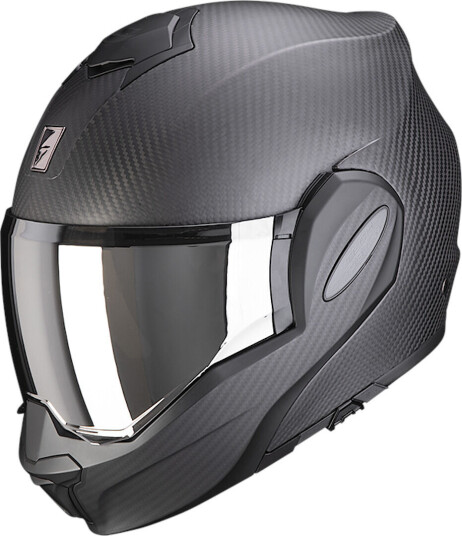 Scorpion Exo-Tech Evo Solid Karbon hjelm L Svart Scorpion Exo-Tech Evo Solid Karbon hjelm L Svart