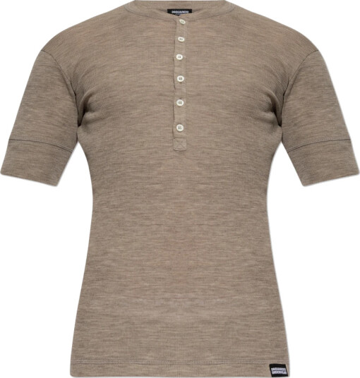 Dsquared2, Herre, Topper, Brun, XL, Dsquared2, Herre, Topper, Brun, XL,