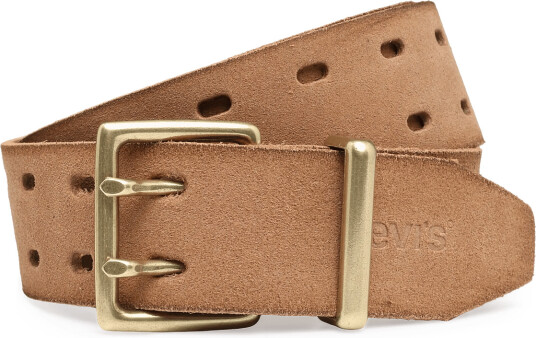 Levi"s® Potrero Double Prong Belt Biso - Brown - 80