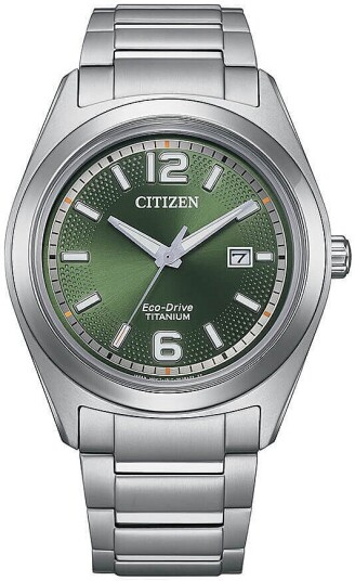 Citizen Herreklokke AW1641 81X Titanium Grønn/Titan Ø42 mm Citizen Herreklokke AW1641 81X Titanium Grønn/Titan Ø42 mm