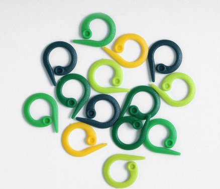 Knitpro Maskemarkører Plast Åpne Ass farger