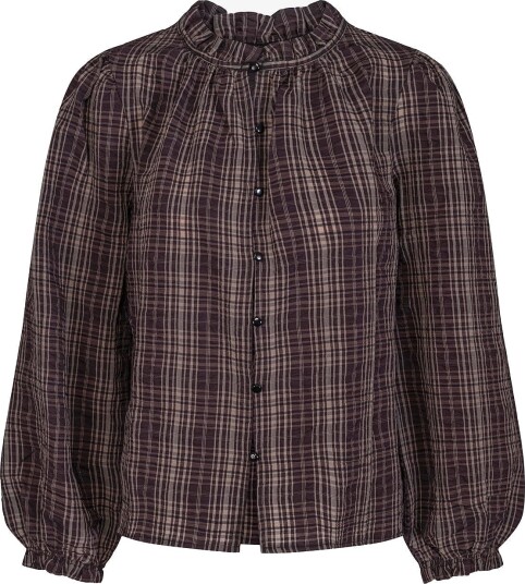 Once Untold | Highline Button Blouse | XS