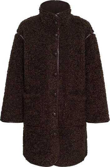 Saint Tropez Samanthasz Long Jacket   CHOCOLATE BROWN   M