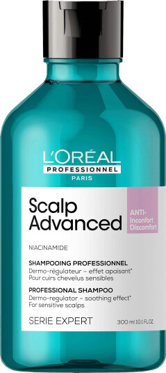 L'Oréal Professionnel Scalp Advanced Anti-Discomfort Sjampo 300 ml - Beroligende for Sensitiv Hodebunn