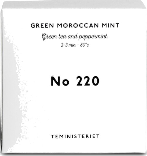 Teministeriet Signature 220 Green Moroccan Mint   Te i eske