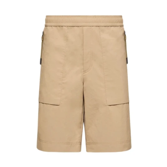 Moncler Herre Shorts Beige S Moncler Herre Shorts Beige S