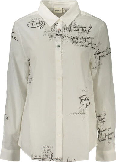Desigual Dame Bluser & Skjorter Hvit S, Desigual Dame Bluser & Skjorter Hvit S,