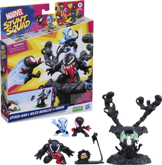 Marvel Stunt Squad Lekesett - Spider-Man og Miles Morales vs Venom