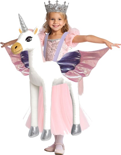 Fiestas Guirca Ridende Unicorn Barn Kostyme One size 78760