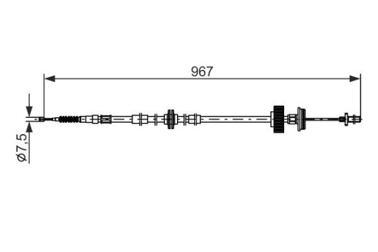 Bremsewire BOSCH 1 987 482 794