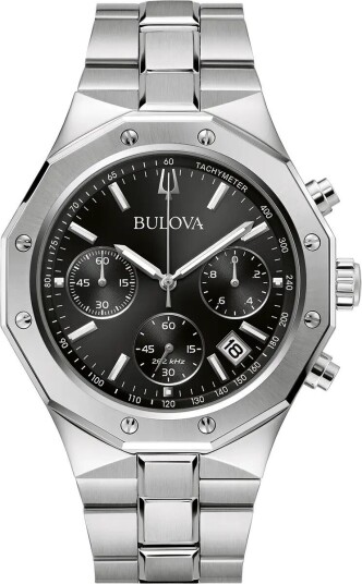 Bulova Herreklokke 96B410 Classic Sort/Stål Ø44 mm Bulova Herreklokke 96B410 Classic Sort/Stål Ø44 mm