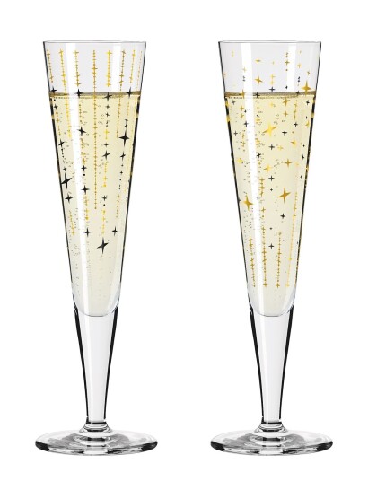 Ritzenhoff Goldnacht Champagneglas 2-Pack - Nude - 20.5 CL