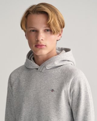 Teens Shield Hettegenser LIGHT GREY MELANGE 134/140 Teens Shield Hettegenser LIGHT GREY MELANGE 134/140
