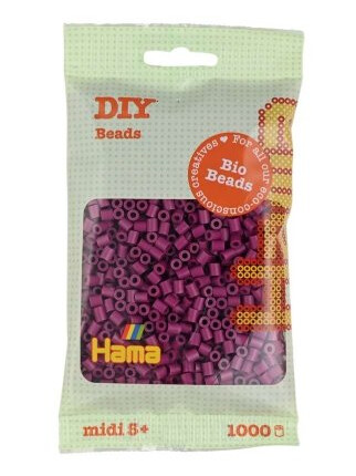 Hama Bio Midi Perler 1000Stk Blomme