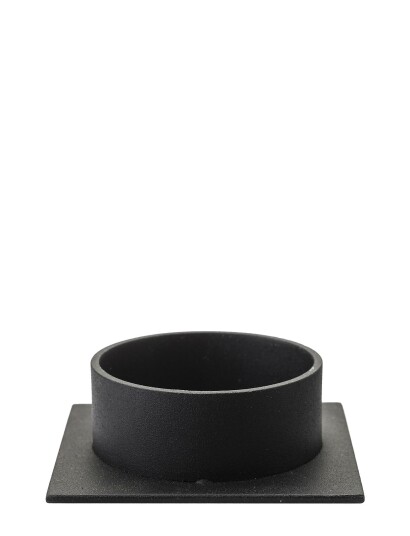 Kunstindustrien Candleholder -The Square - Black - Ø 7 CM