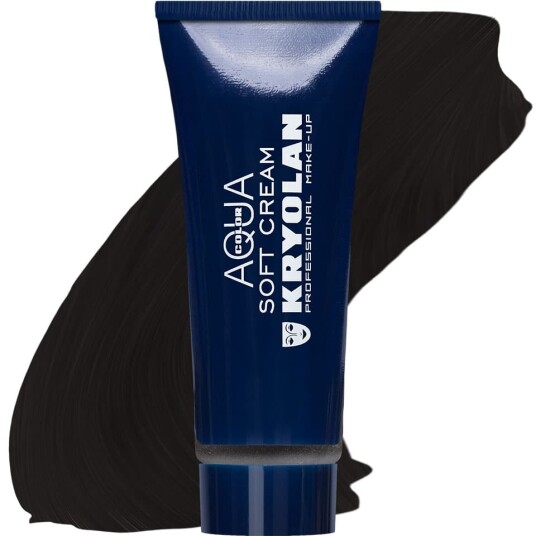 Kryolan Sort sminkekrem fra kryolan