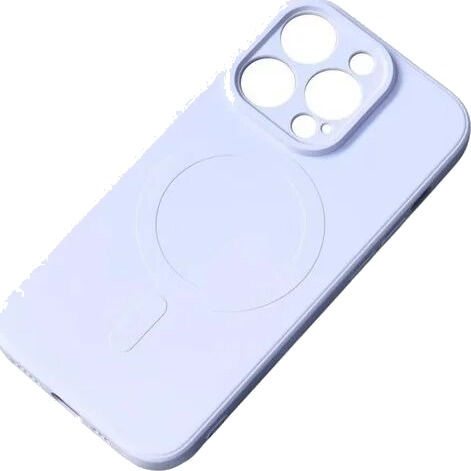 Hurtel MagSafe Compatible Silicone Case for iPhone 15 Pro Silicone Case Blue