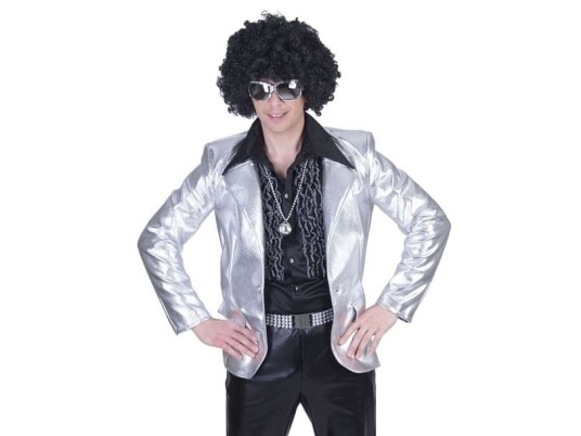 Disco Jakke, Sølv Disco Jakke, Sølv