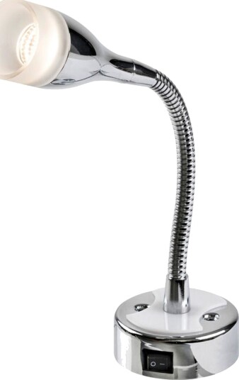 Leddbar LED lyskaster polert 400 mm