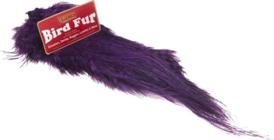 Whiting Spey Bird Fur Grizzly/Purple Whiting Spey Bird Fur Grizzly/Purple