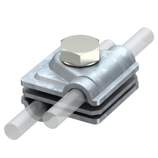 Obo Bettermann 5311410 Vario klemme for tilkobling av rundleder 8 mm 50 mm² Jording & lynavledere