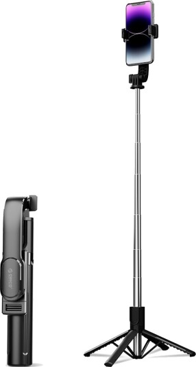 Orico Spn100 Stativ For Smarttelefon, 360° Bluetooth 5.2, Svart Orico Spn100 Stativ For Smarttelefon, 360° Bluetooth 5.2, Svart